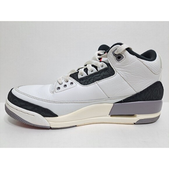 Nike Air Jordan 3 Retro Cement Greys CT8532-106 Men's Size 10 - Picture 5 of 11